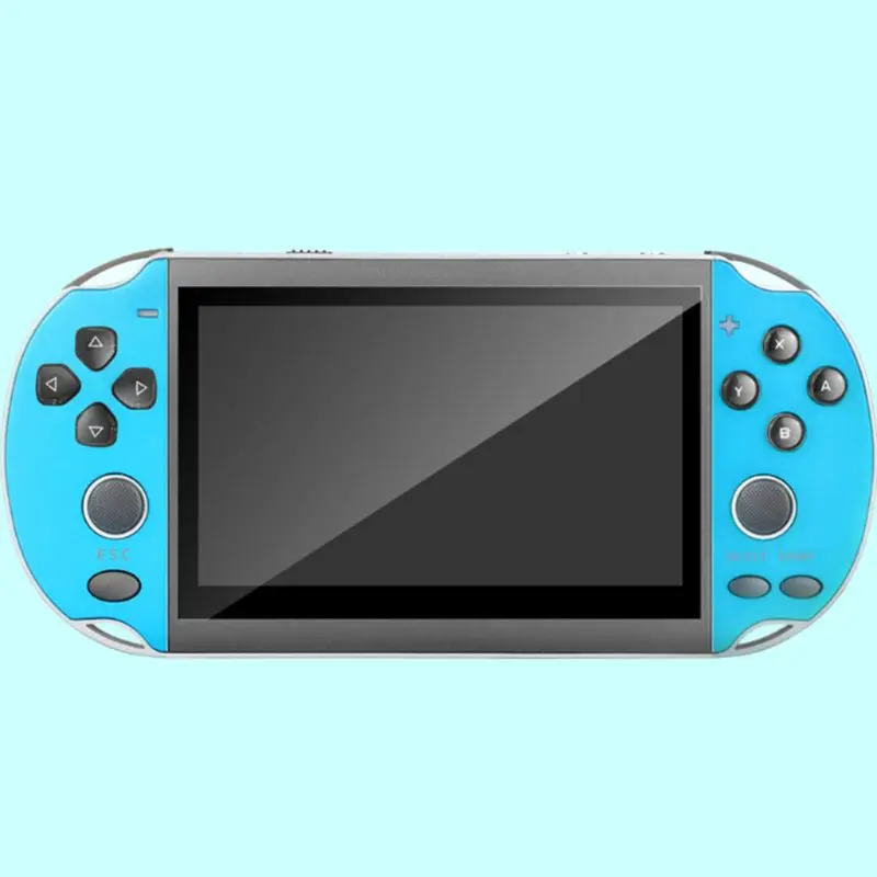 Черный 4,3 дюймов Цветная игровая консоль 8 ГБ, встроенная в 7500, игра для Ps1/gg/Cps/Neogeo/Gba/Gbc/GB/Snes/Nes/sega, видео игровая Консоль MP4 - Цвет: Черный