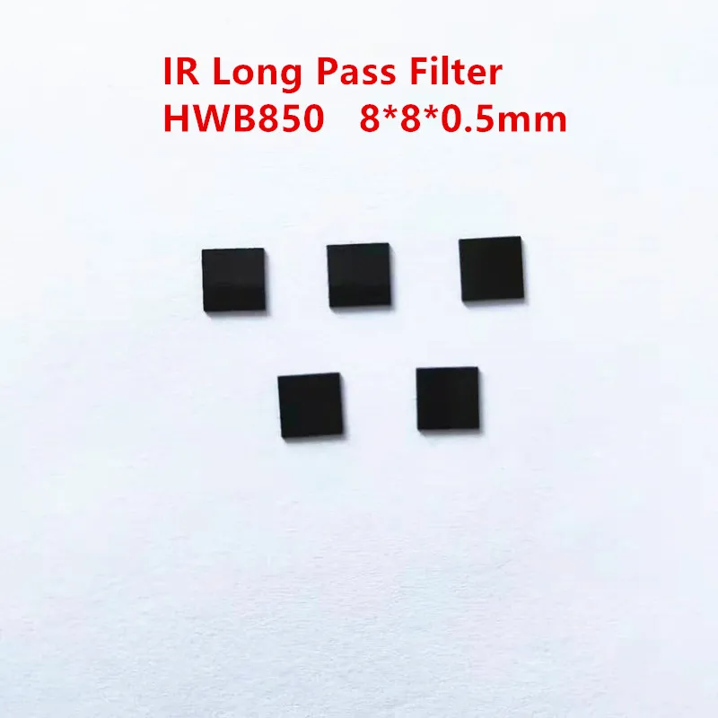 5 шт. HWB850 RG850 8*8*0 мм 850нм ик инфракрасный фильтр с длинными проходами видимое