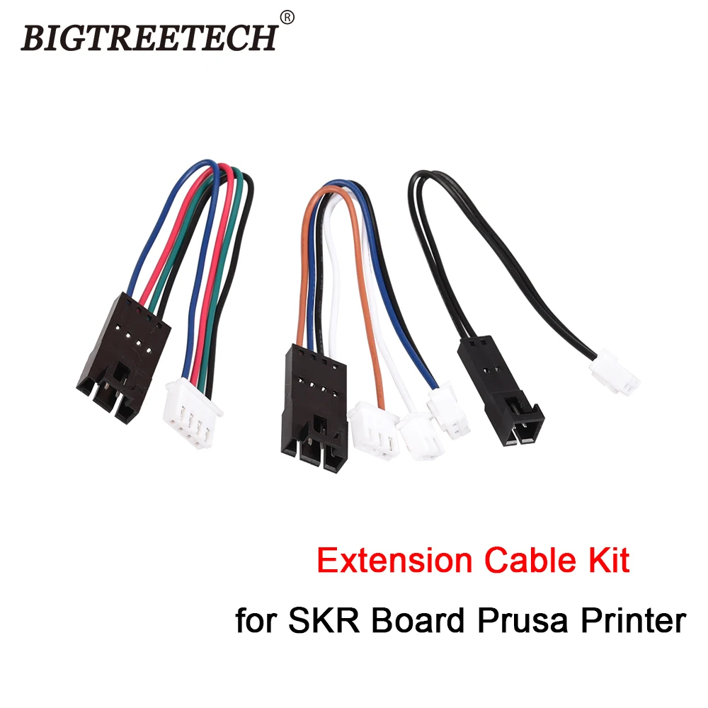 Набор удлинительных кабелей SKR для оригинальных адаптеров двигателей Prusa V1.4 MINI E3