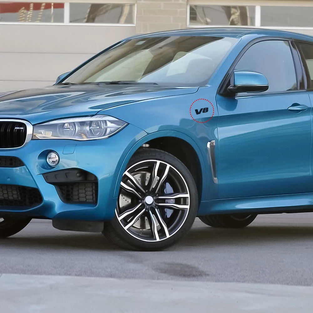 Наклейка 3D на багажник автомобиля V8 V12 буква логотип для Ford Chevrolet Buick Chrysler Mercedes Lexus