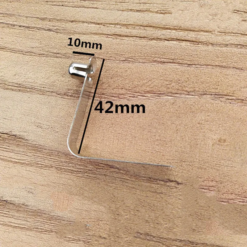 

50PCS Single Hollow Button Clips Kayak Paddle Snap Spring Clip Tent Pole Tube Lock Awning Telescopeic Pin For 20-25mm Pipe
