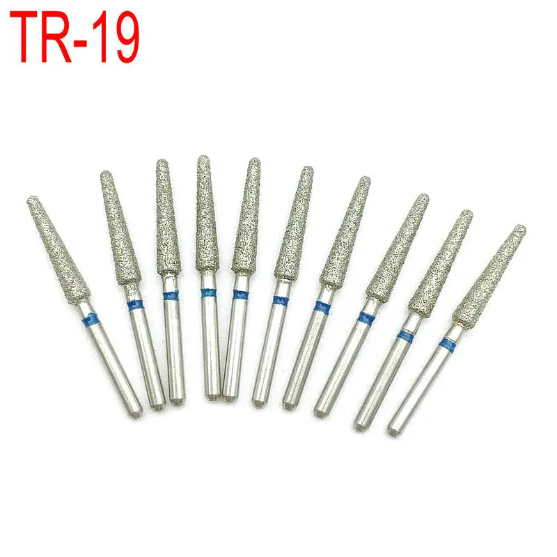 100 шт. стоматологические FG боры алмазные серии TR сверла 1 6 мм для