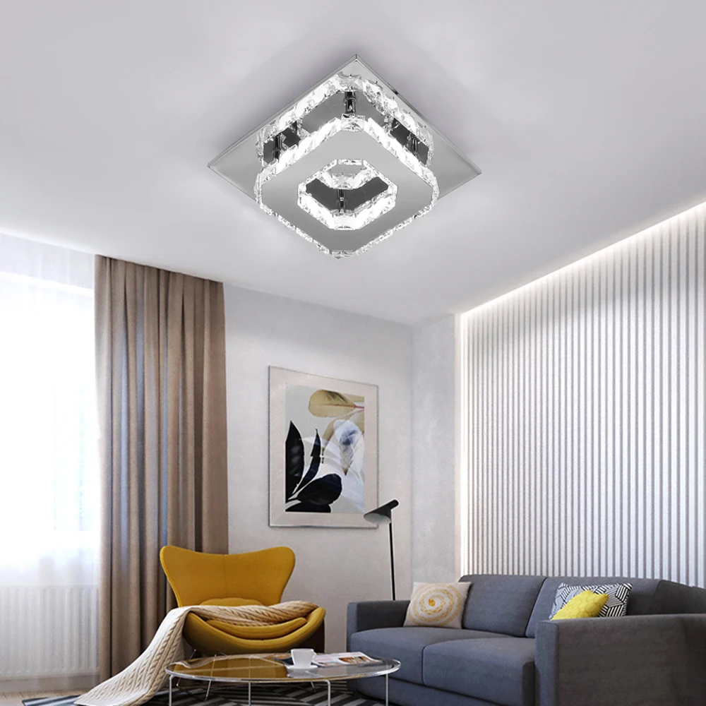 

Artpad Modern LED Ceiling Lights Plafon 220V 110V Surface Mounted For Bedroom Kitchen Lobby Indoor Square Ceiling Lamp Fixture