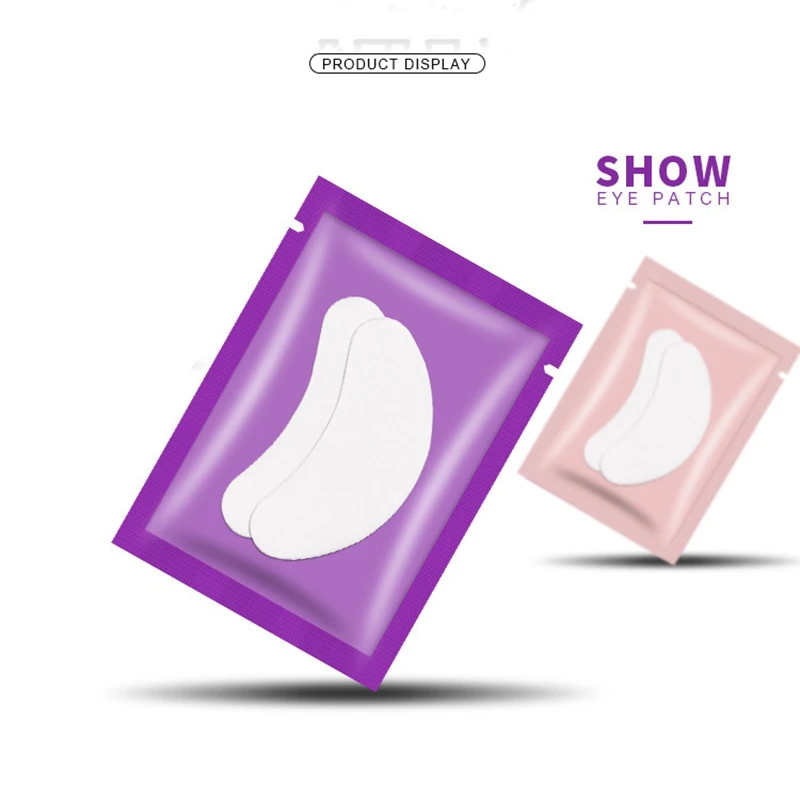

100 Pairs Eyelash Extension Eye Pads - Lash Extension Under Eye Gel Pad - Natural Lint Free Hydrogel Eye Patch