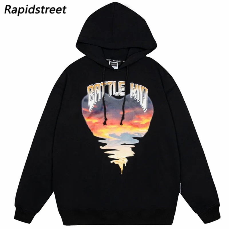 

Толстовка мужская с капюшоном, в стиле хип-хоп