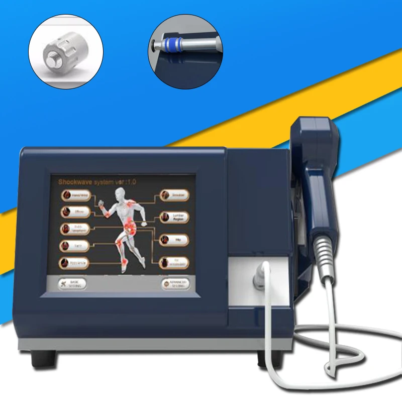 Амортизирующая физиотерапия 6 бар пневматическая ударная волновая машина для