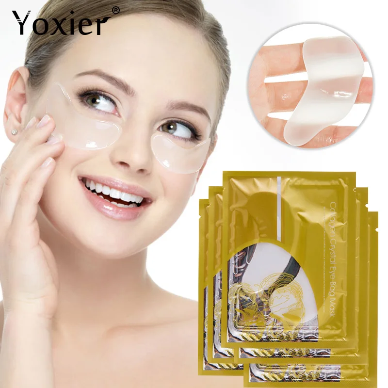 

Yoxier Collagen Firming Anti-Wrinkle Eye Mask Sleep Patche Remover Dark Circles Eye Bag Colageno Gel Eye Care 5pair/10pcs