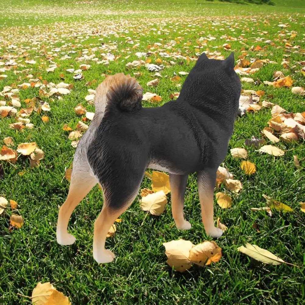 

Intelligence Development Portable Realistic PVC Dog Shiba Inu Figurine for School