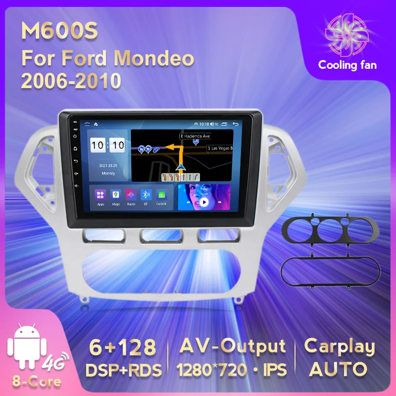 Android 11 DSP Радио RDS Carplay для Ford Mondeo 2006 2007 2008 20092010 Автомобильный мультимедийный