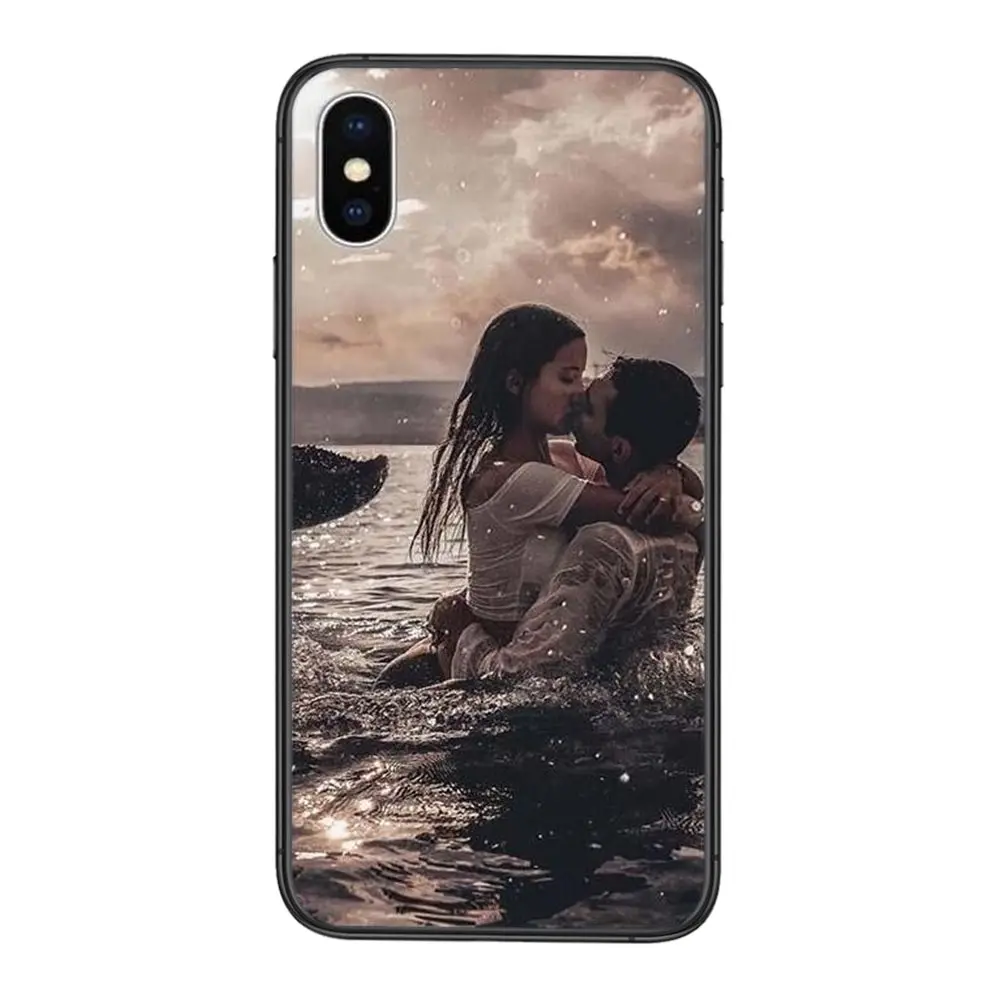 Для iPhone 12 11 X XR XS Max Mini Pro 8 7 6 6S Plus SE 2020 5 фотоблесток черный водостойкий искусство Prime