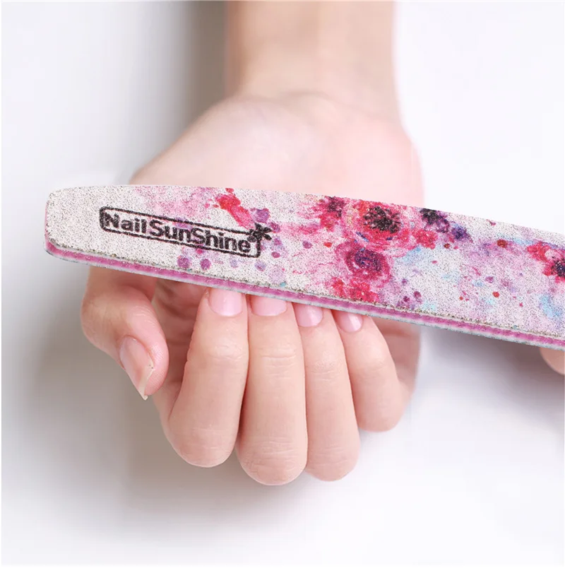 1 шт. цветной шлифовальный пилочка для ногтей двойной маникюрный набор шлифовки