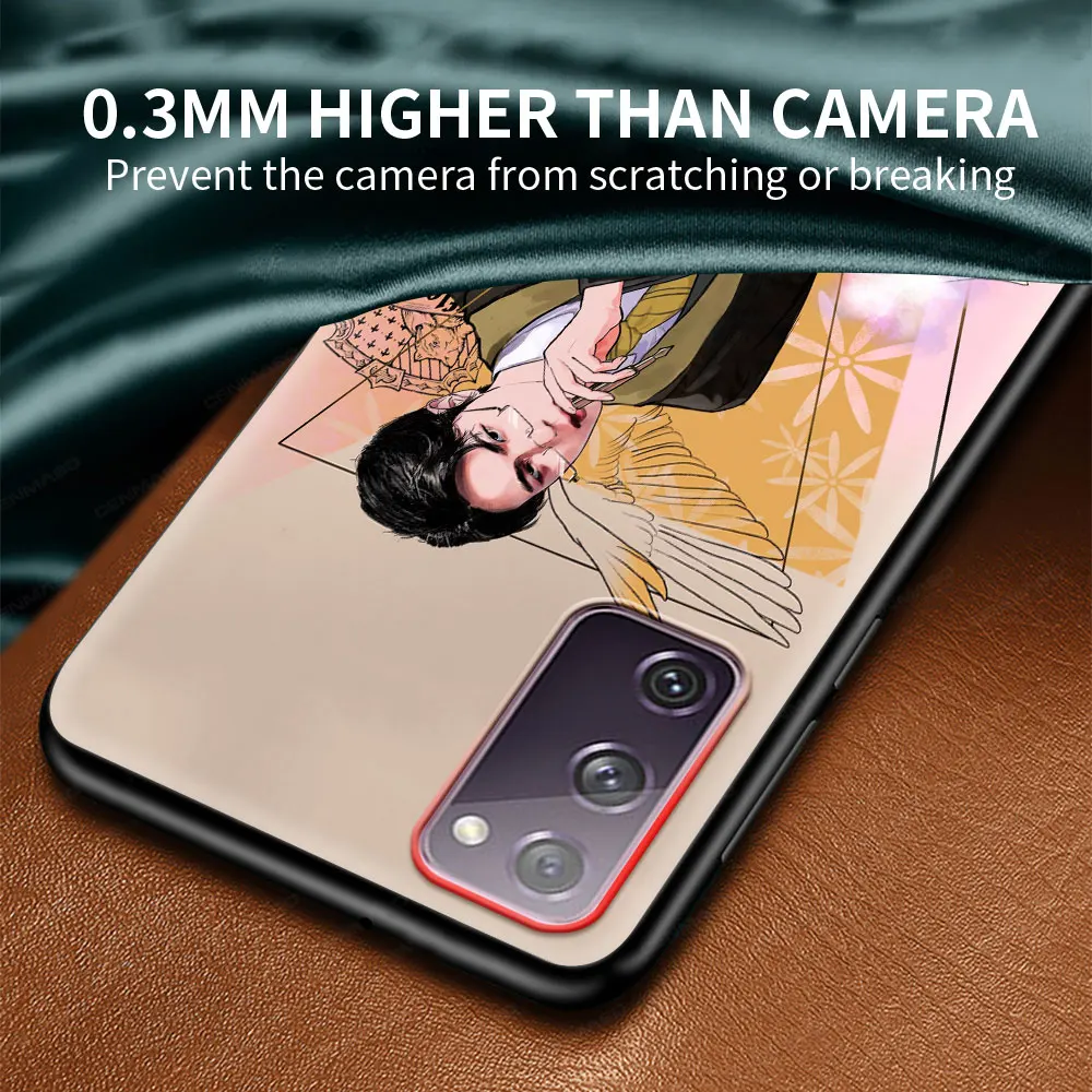 

Phone Case for Samsung Galaxy S20 FE S10 5G Plus S21 Ultra S10e S8 S9 Plus S7 Edge Black Cover Korean Kpop Star Boys Harries