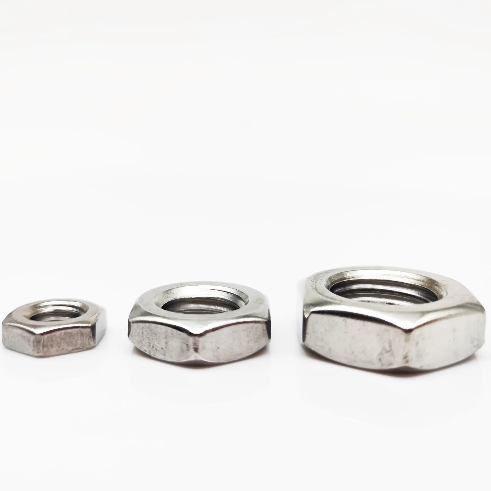 5/10/25/50 шт в наборе M2 M2.5 M3 M4 M5 M6 M8 M10 M12 M14 M16 DIN439 GB6172 304 Нержавеющая сталь на плоской