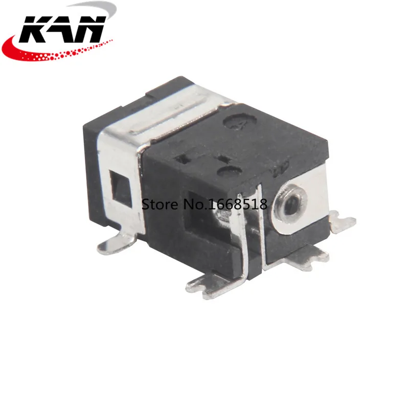 

10 шт. разъем питания постоянного тока DC-046 core 1,3 Разъем питания постоянного тока и двумя интерфейсами 5 фута SMD Разъем питания переключатель