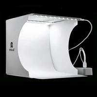 8 2led panels folding portable photo video box lighting studio shooting tent box kit emart diffuse studio softbox lightbox
