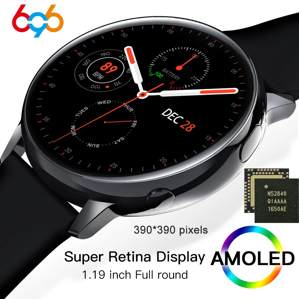 SG2 Смарт-часы с сенсорным экраном Amoled 390*390 HD экран для мужчин и женщин IP68