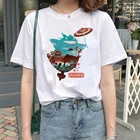 Футболка женская с японским мультяшным аниме Тоторо дух, уличная одежда для студийной съемки, Миядзаки Хаяо, кавайная женская одежда