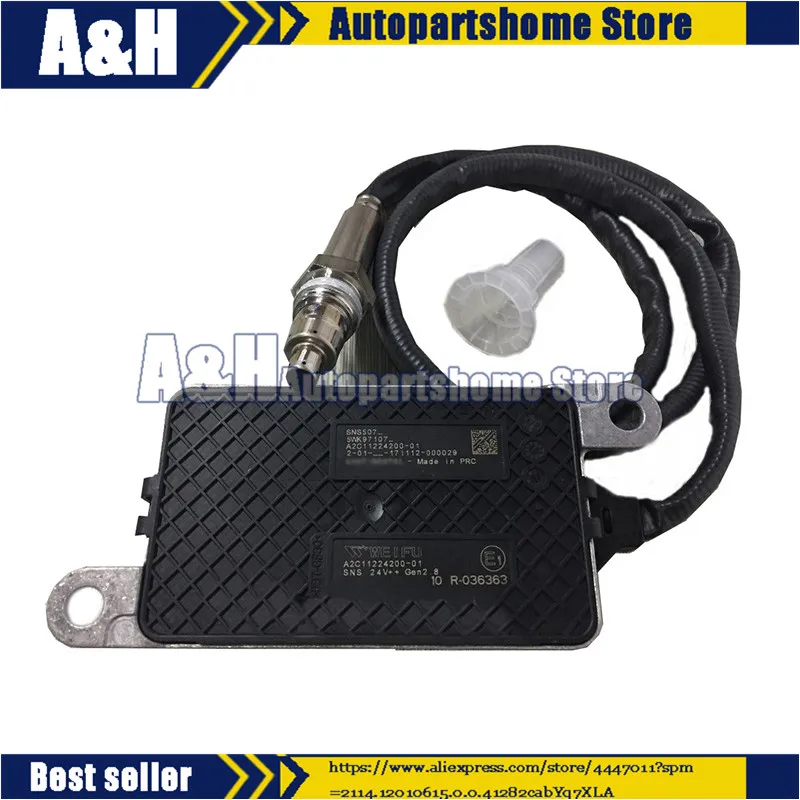 

NOx sensor A2C11224200-01 5WK97107 5WK9 7107 for WEICHAI 24V 890mm