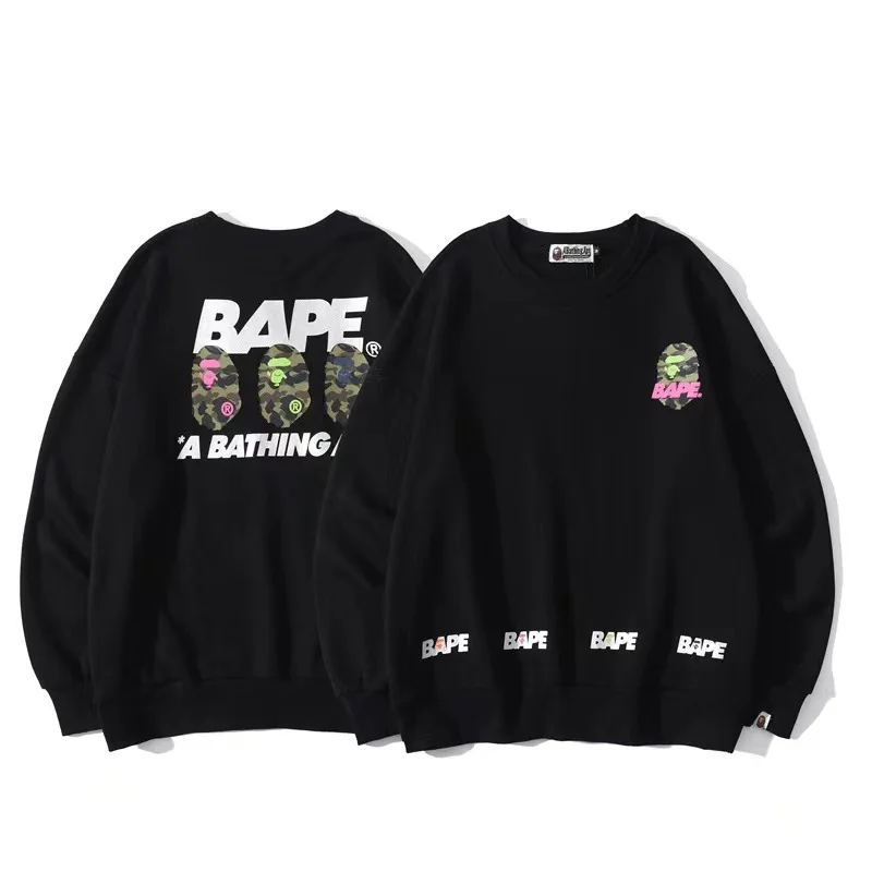 

Fashion BAPE Hoodie By Bathing Ape 2021 Japanese tide brand cotton jacket autumn and winter plus velvet sweater leisure sports