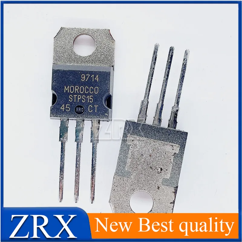 5 шт./лот Новый STPS1545CT выпрямитель диода Шоттки power TO 220|Аксессуары для батарей и ЗУ|