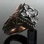 кольцо мужское кольца для мужчин прикольные штучки винтажные кольца Кольцо мужское из розового золота, с надписью reliquary Croyland Eternal