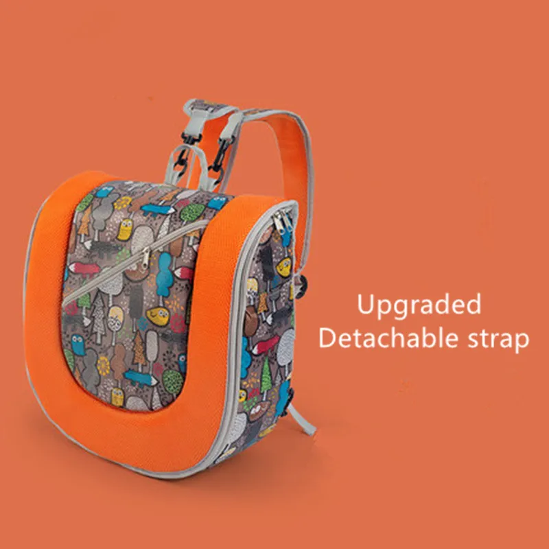 Upgraded Orange Новинка, портативный многофункциональный рюкзак для детской кровати, детская кроватка для новорожденных, детская кроватка для путешествий, детская кроватка для малышей - Цвет: Upgraded Orange