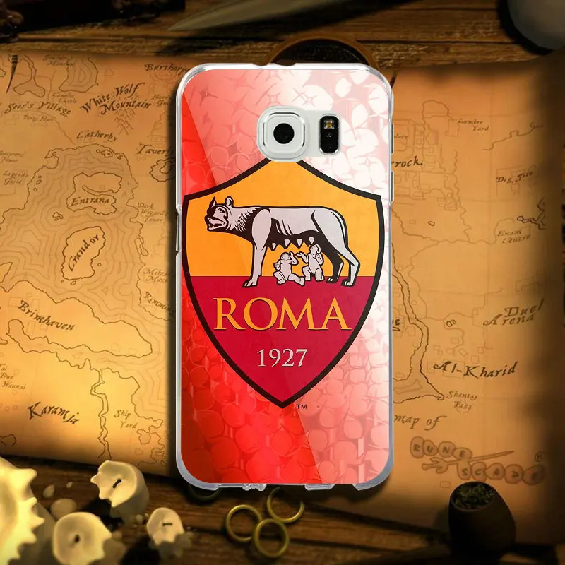 Image 7 Логотип Roma football для samsung Galaxy Note 2 3 5 8 9 S2 S3 S5 Mini S6 S7 S8 S9 S10 Edge Plus Lite чехол Мягкий ТПУ чехлы для телефонов - Цвет: Image 7