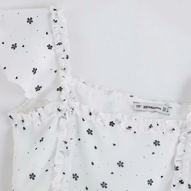 2019 женское милое агаровое кружево Вишневый цветочный принт мини-платье женские