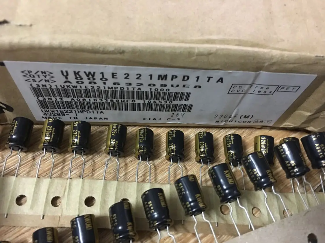 

50pcs/Lot Original Japan nichicon FW series audio Aluminum electrolytic capacitors FW upgraded version Free shipping