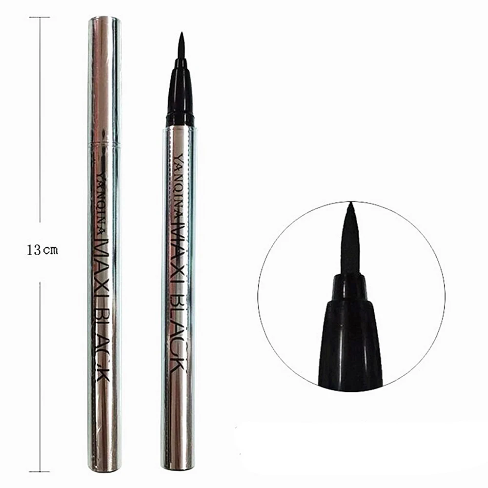 Черная жидкая Водонепроницаемая подводка для глаз Подводка Высокая Пигмент