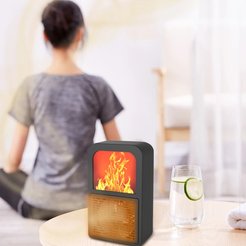 Мини электрический нагреватель пламени воздуха нагревательная плита радиатор
