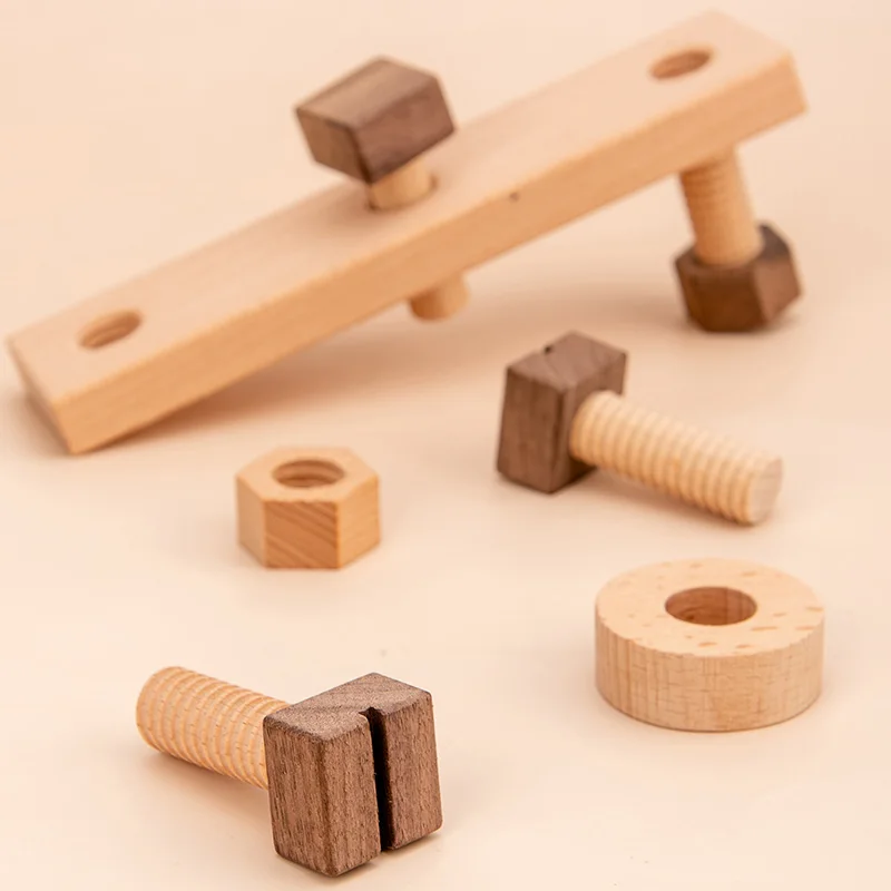 

Kids Toys Montessori Wooden Toys Multifunctional Tool Set Pretend Play Toys Preschool Baby Early Educational Toys For Children