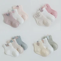 new 3pairslot infant baby socks winter autumn baby socks for girls cotton newborn baby boy socks toddler baby boys accessories
