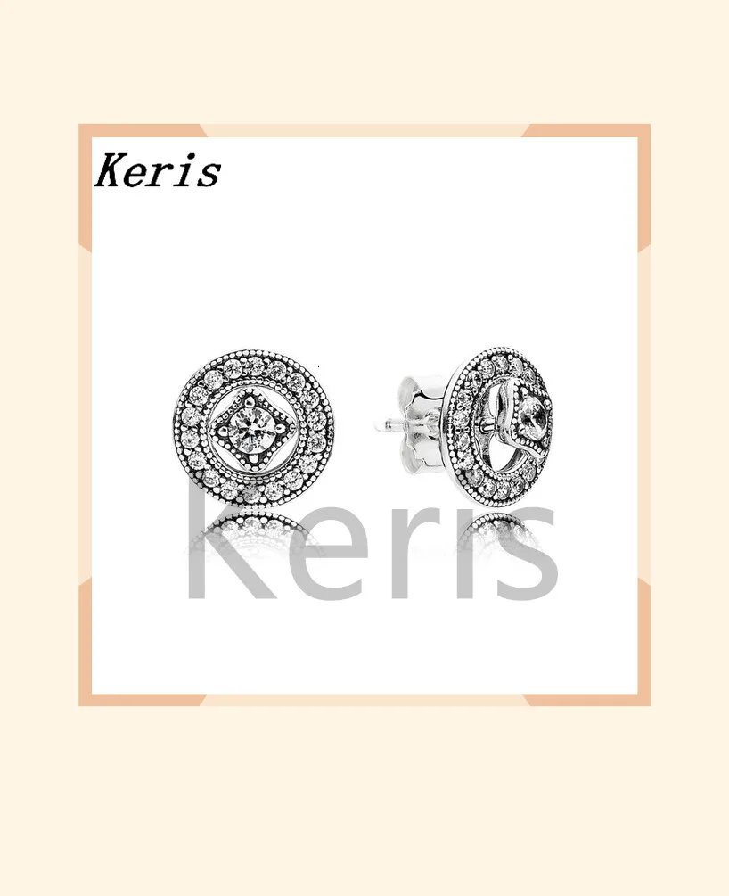 100% Серебро пробы 1:1 Гламурные двухцветные фирменные оригинальные женские серьги