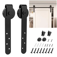mini sliding barn door trackspulleys hardware kits for cabinet doors rail set smooth silent mounted hanging rail hanger track