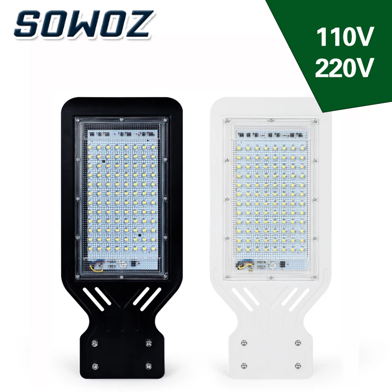 Sowooz светодиодный уличный светильник 110 В 220 IP65 водонепроницаемый ing 100 Вт лампа