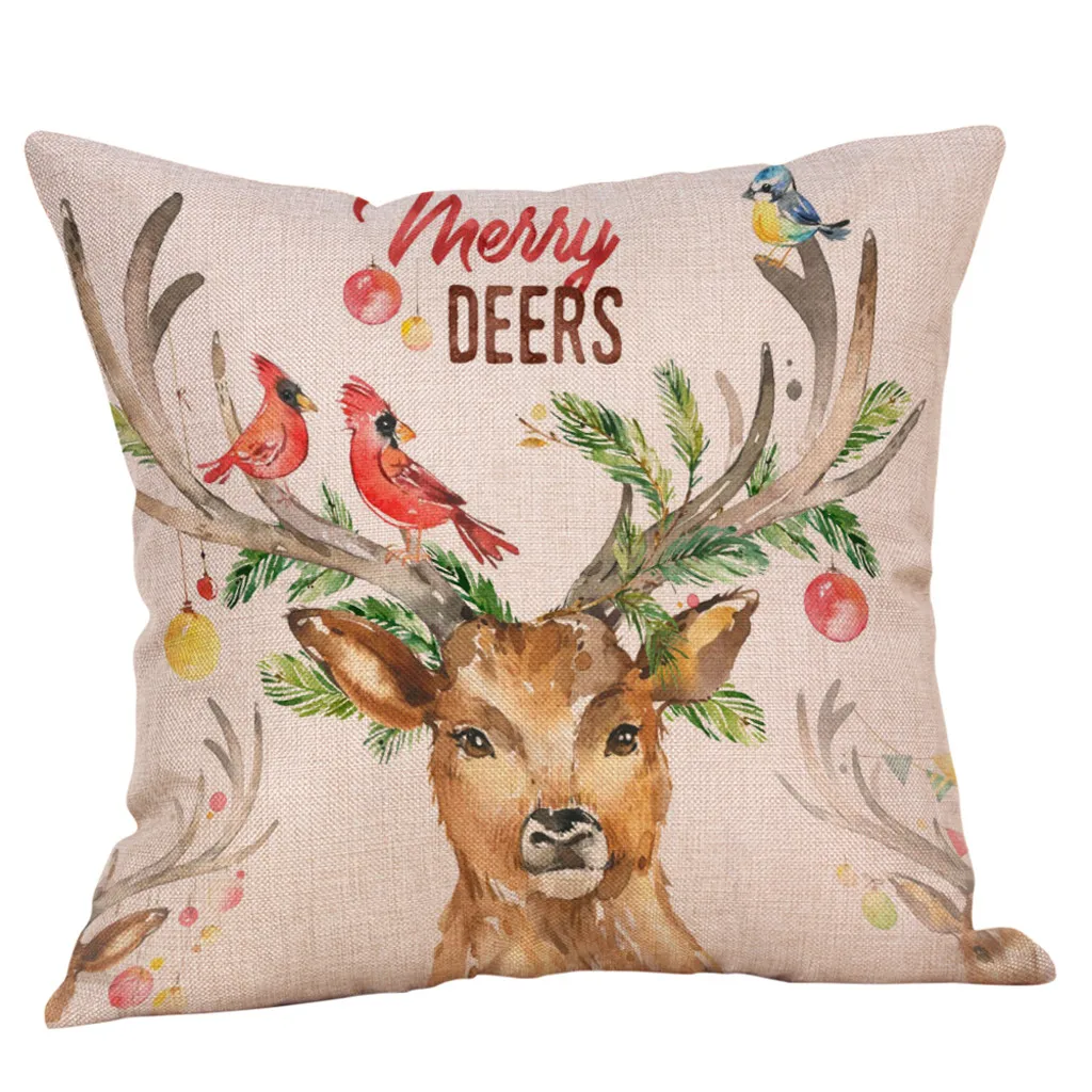 Наволочка для подушки с тропическим принтом кактуса монстера Полиэстеровая