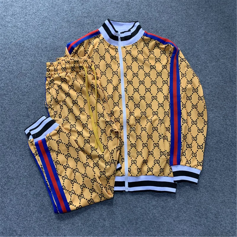 Европейский и американский модный высококачественный мужской костюм GG + женский