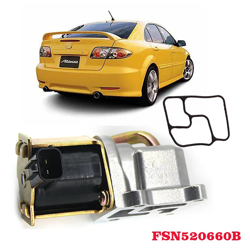 Регулятор скорости холостого хода IAC IACV E9T06871 FSN5 20 660 FSN520660 FSN520660A FSN520660B AC254 для Mazda