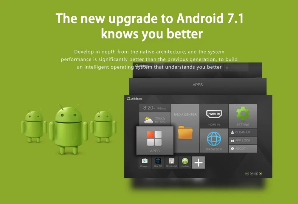 Zidoo Z9S Smart Android 7,1 tv Box 1000M LAN 4K HDR телеприставка Realtek RTD1296DD 2 Гб ram 16 Гб rom SATA 3,0 медиаплеер vs X9S