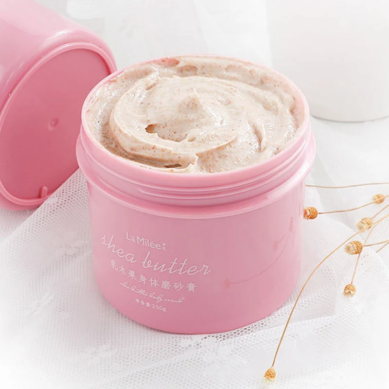 Скраб для тела отшелушивающий гель крем масло ши фруктовый отбеливающий кожу