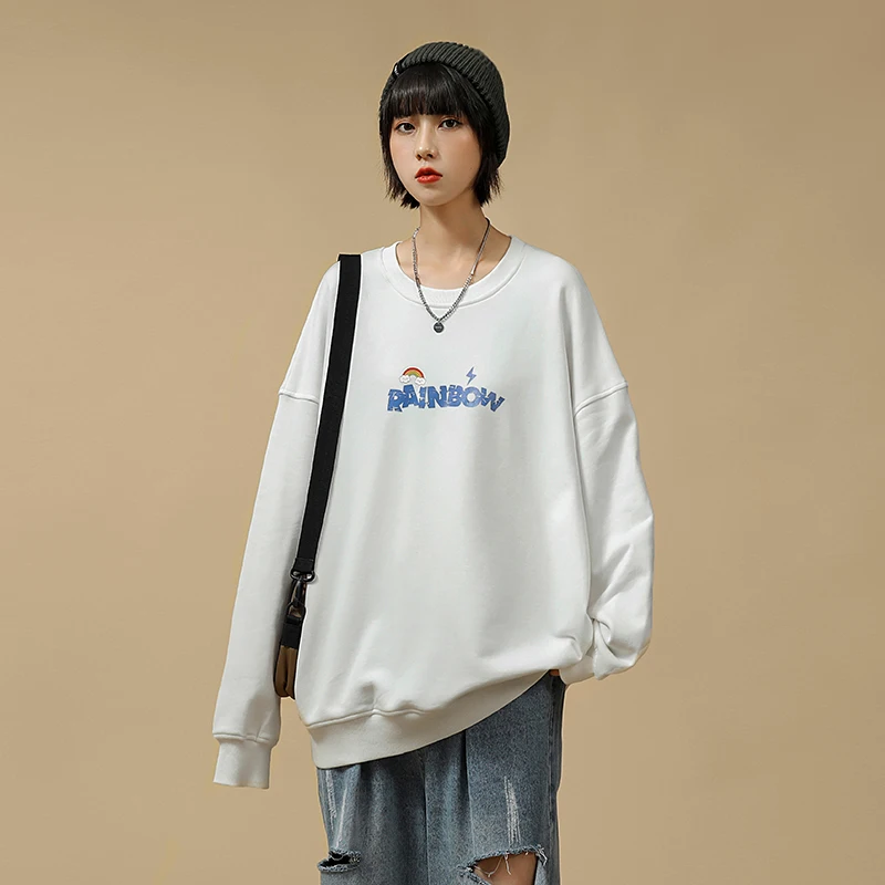 Разборчивого 2020 Новинка женские ботинки Размеры толстовки Для женщин Письмо