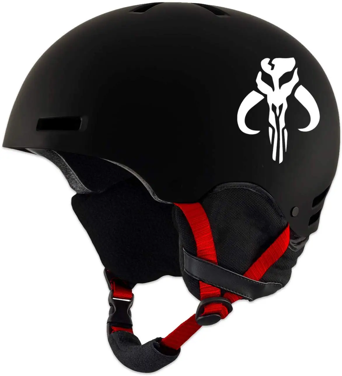 Модная Автомобильная наклейка Aliauto мандалорианский череп Боба Фетт