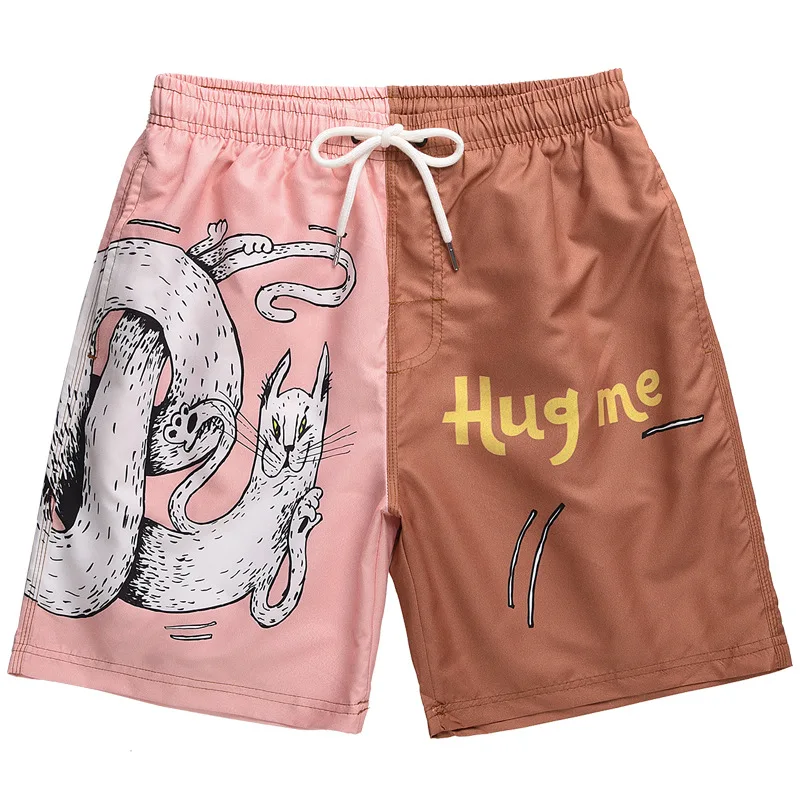 

Men's beach shorts 2020 autumn summer latest swimwear swimming shorts men's swimwear running sports Hawaiian style surf shorts