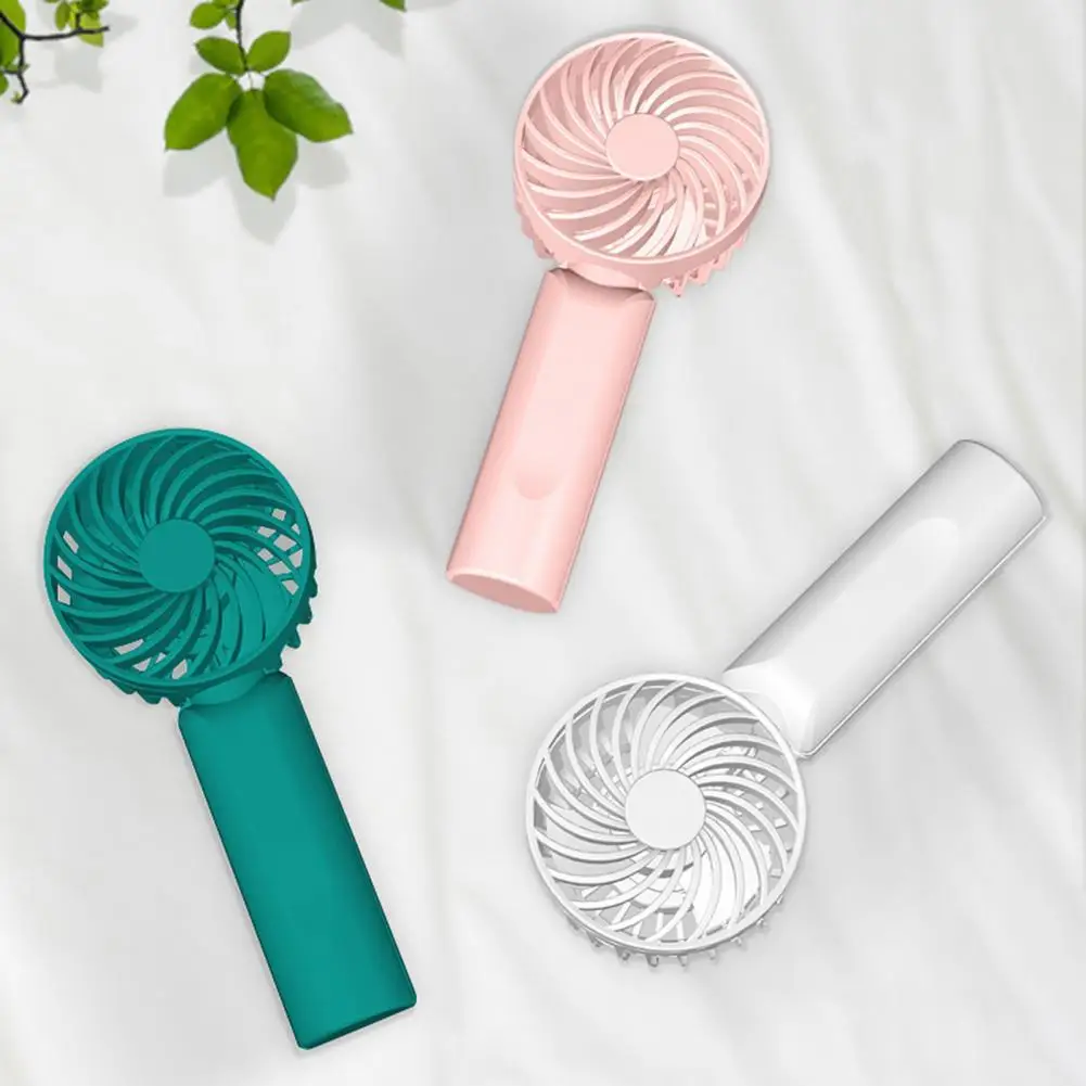 

Mini Rechargeable Portable Fan Phone Holder Function Fireproof ABS Detachable Quiet Operation USB Handheld Fan for Summer