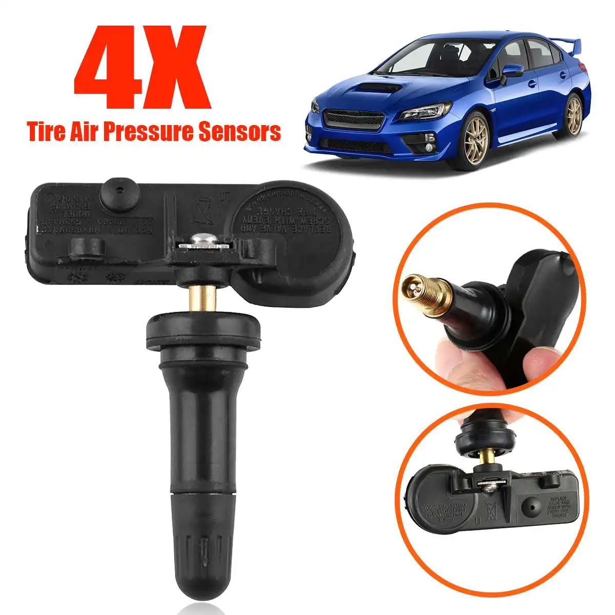 4 шт./компл. датчики давления в шине подлинные TPMS датчики давления воздуха в шинах для Subaru 28103SG000 28103AJ00A Внутренние Внешние шины
