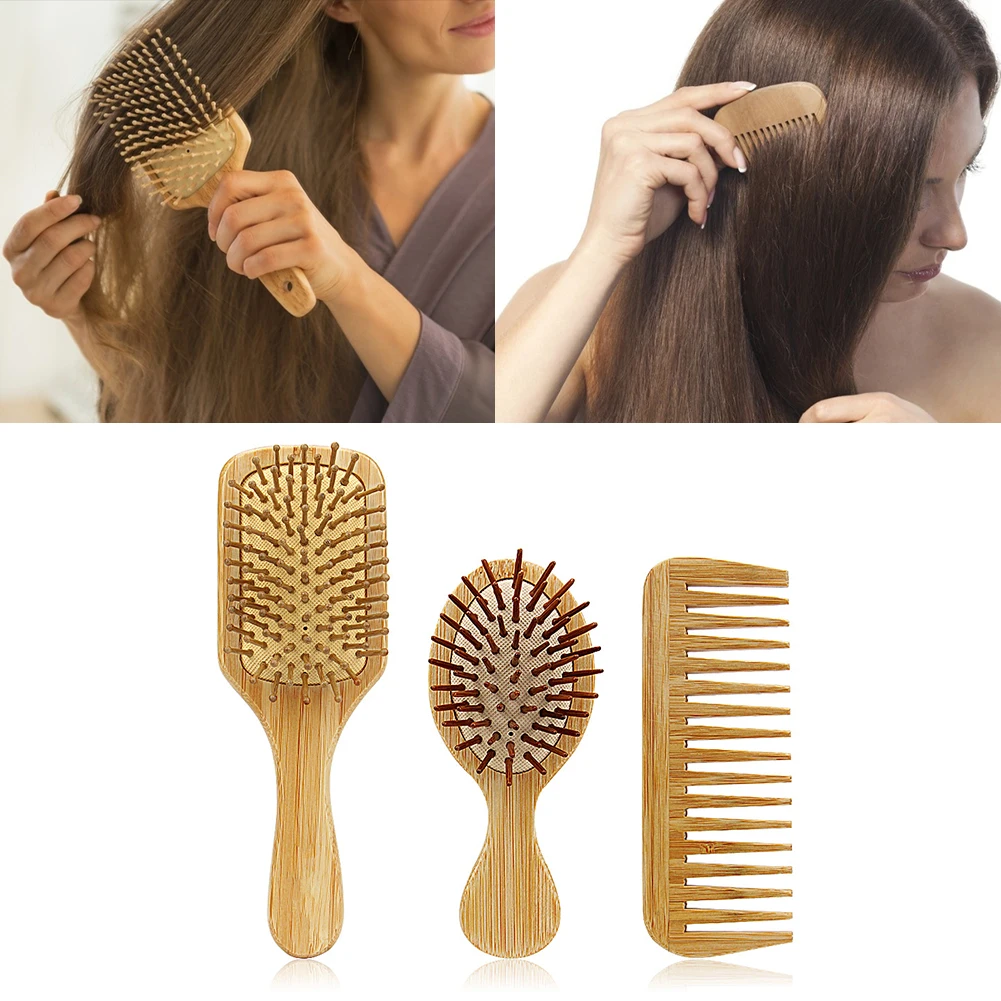 Анти-статический парикмахерские расчески Мода против выпадения волос подушка