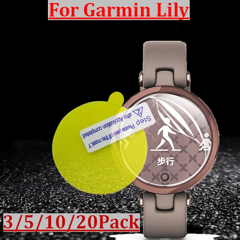 Защитная пленка против царапин для наручных часов Garmin Lily 3/5/10 шт./лот аксессуары 3d