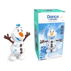 Танцующие игрушки Disney Холодное сердце 2 Олаф, милые Мультяшные куклы снеговика, Электронные Домашние животные с музыкой светильник для детей, Рождественский подарок
