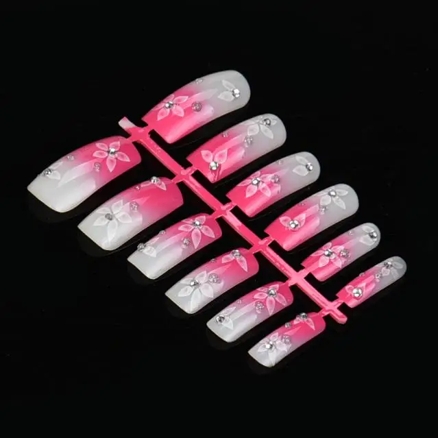 

Fake nails 144pcs Mixed Set False Nail Tips Artificial Fake Nails Art Acrylic Manicure Gel press on nails Drop ship